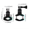 SoportesGopro Hero 5 SJ6000 Xiaomi Adaptador de soporte de manillar giratoria Yi2