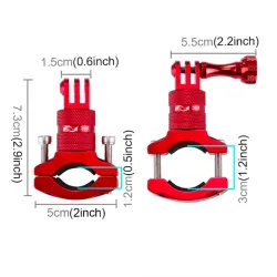 Gopro Hero 5 SJ6000 Xiaomi Yi2 support de support rotatif pour guidon