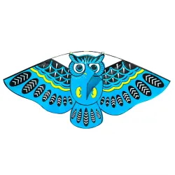 Colorful owl easy fly kite 110 * 50cm