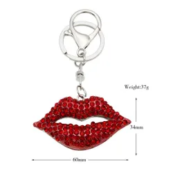 Crystal lipstick & bag keychain keychain Näytä tarkat tiedot