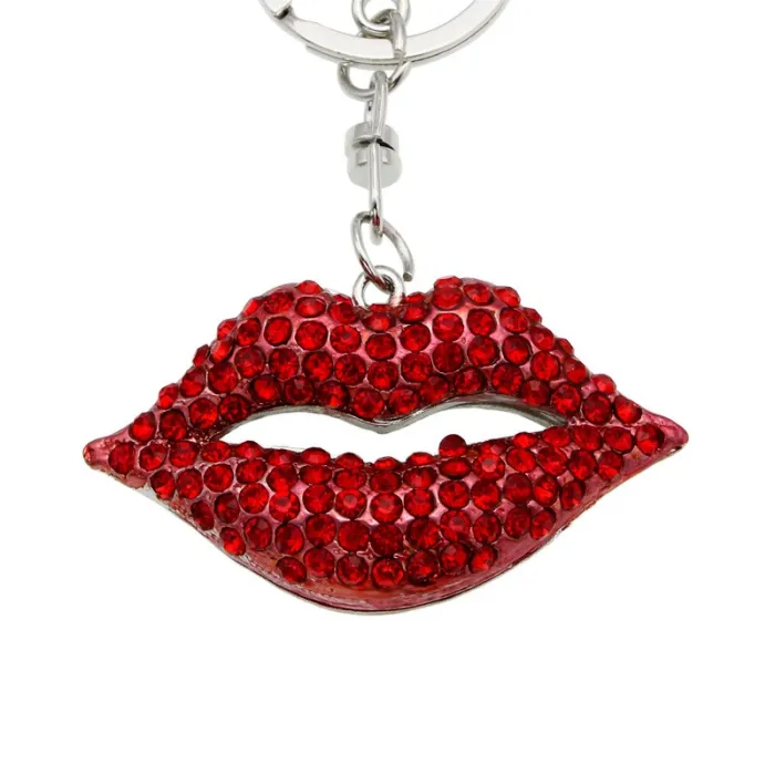 Crystal lipstick & bag keychain keychain Näytä tarkat tiedot