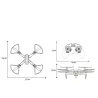 HR SH7 WIFI FPV 1080P HD Camera Altitude Hold RC Drone Quadcopter RTF