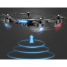 DM DM107 WIFI FPV Podwójna 2MP Kamera Optyczny Przepływ Zawis Składany RC Drone QuadcopterDrona