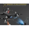 DronesDM107 WIFI FPV Dual 2MP Cámara Optical Flow Altitude Hold Foldable RC Drone Quadcopter