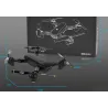 DM DM107 WIFI FPV Dual 2MP Camera Optical Flow Altitude Hold Foldable RC Drone Quadcopter
