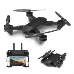 DM 107 WIFI FPV Dual 2MP Camera Optical Flow Altitude Hold Foldable RC Drone Quadcopter