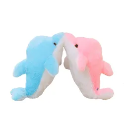 Luminous LED plush delfiini nukke lelu 45 cm