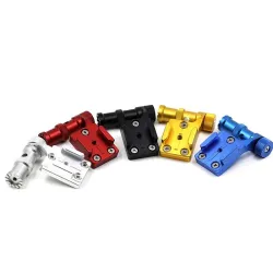Gopro Hero 6 5 4 3 - Xiaomi Yi - 4K - SJ5000 - Sport Camera - cykel aluminium montering - fäste - bas - adapter