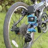 Gopro Hero 6 5 4 3 - Xiaomi Yi - 4K - SJ5000 - Sport Camera - cykel aluminium montering - fäste - bas - adapter
