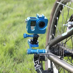 SoportesGopro Hero 6 5 4 3 - Xiaomi Yi - 4K - SJ5000 - Cámara Deportiva - soporte de aluminio para bicicleta - montaje - sopo...