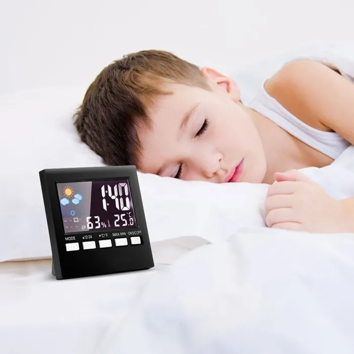 réveil numérique LCD avec rétroéclairage
