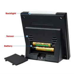 réveil numérique LCD avec rétroéclairage