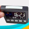 LCD digital alarm clock with backlightClocks