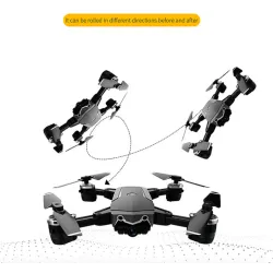 DronesJDRC JD-20S JD20S WiFi FPV Foldable Drone 2MP HD Cámara RC Quadcopter RTF
