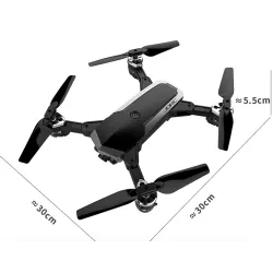 DronesJDRC JD-20S JD20S WiFi FPV Foldable Drone 2MP HD Cámara RC Quadcopter RTF