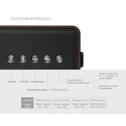 M4 WS-401 Altoparlante wireless portatile Bluetooth