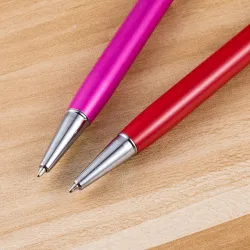 stylo à bille en cristal métallique