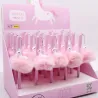 Bolígrafos & lápices?Bola colgante de algodón Unicornio lápiz de gel