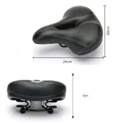 Selle de siège à vélo souple large pour VTT