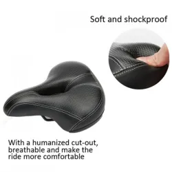 Mjuk bred cykelsätessadla för MTB mountain road bike