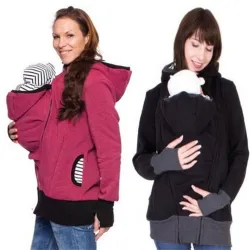 Kangaroo Pouch hoodie jacket Baby Carrier