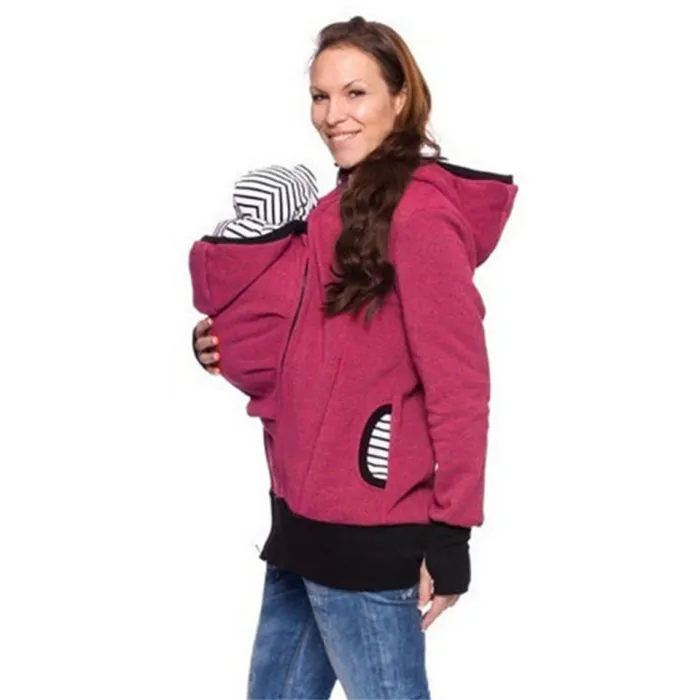 Kangaroo Pouch hoodie jacket Baby Carrier