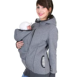 Kangaroo Pouch Hoodie Jacke Baby Träger Kapuze