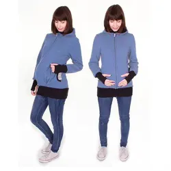 Kangaroo Pouch Hoodie Jacke Baby Träger Kapuze