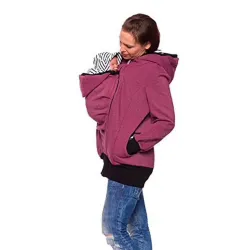 Kangaroo Pouch hoodie jacket Baby Carrier