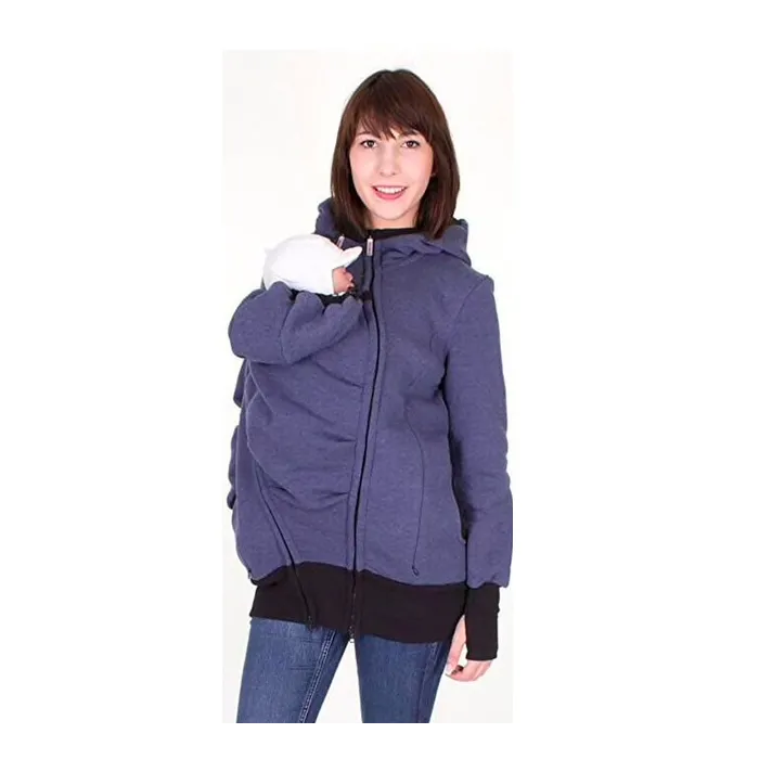 Kangaroo Pouch Hoodie Jacke Baby Träger Kapuze