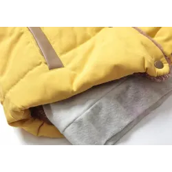 Slim-design lämmin takki huppuu vaaleanpunainen puuvilla
