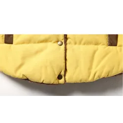 ChaquetasChaqueta tibia de diseño delgado con capucha algodón enano