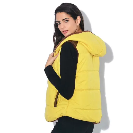 ChaquetasChaqueta tibia de diseño delgado con capucha algodón enano