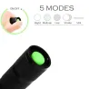 Portable LED flashlight zoomable torch Näytä tarkat tiedot