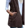 Fur Weste - Kapuzenkörperwärmer - Jacke