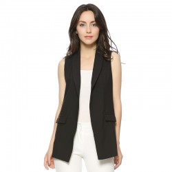 Elegant sleeveless coat vest