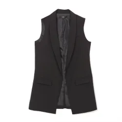 Elegant sleeveless coat vestJackets