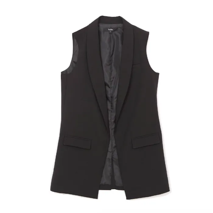 Elegant sleeveless coat vestJackets