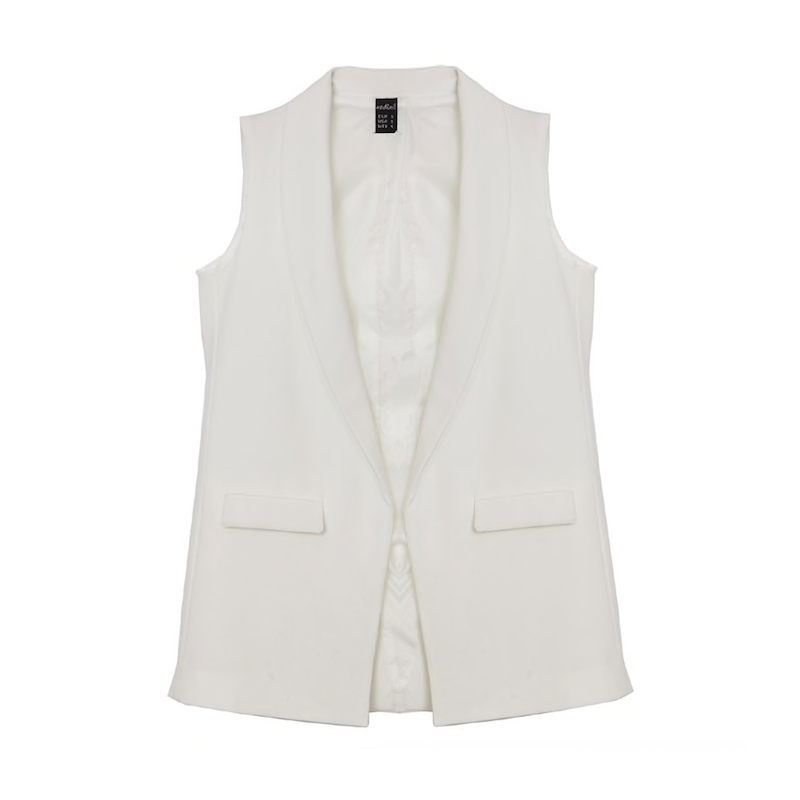 Elegant sleeveless coat vestJassen