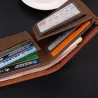 Bolsa de carteira de couro masculino