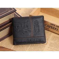 Skórzana portfel męski - zamek błyskawiczny i miejsce na karty kredytowe