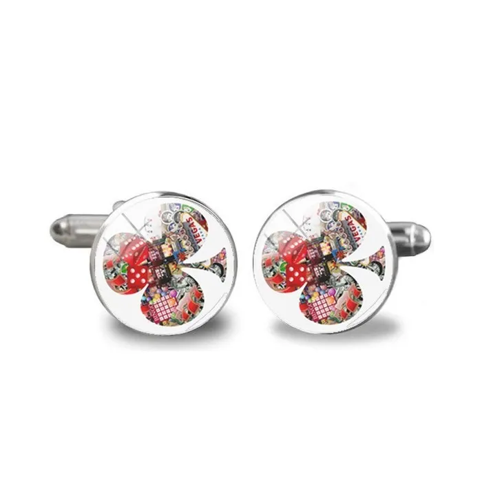 Pokerkort Casino Cufflinks