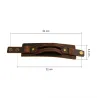 PulserasZapato de cuero doble brazalete de cuerda ancha unisex