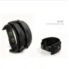 Ciuffo in pelle doppia larga corda bracciale unisex