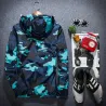 ChaquetasCamuflaje chaqueta capucha rompevientos unisex