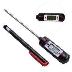 Digital mattermometer - rostfritt stål - för bakning - matlagning - kött