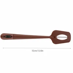 Digital LCD silicone spatula thermometer