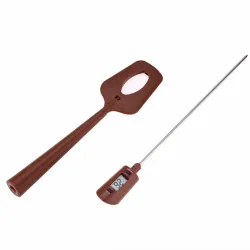 Digital LCD silikon spatel termometer