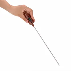 Digital LCD silicone spatula thermometer