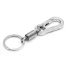 Rostfritt stål karabiner klipp keychain - keyring